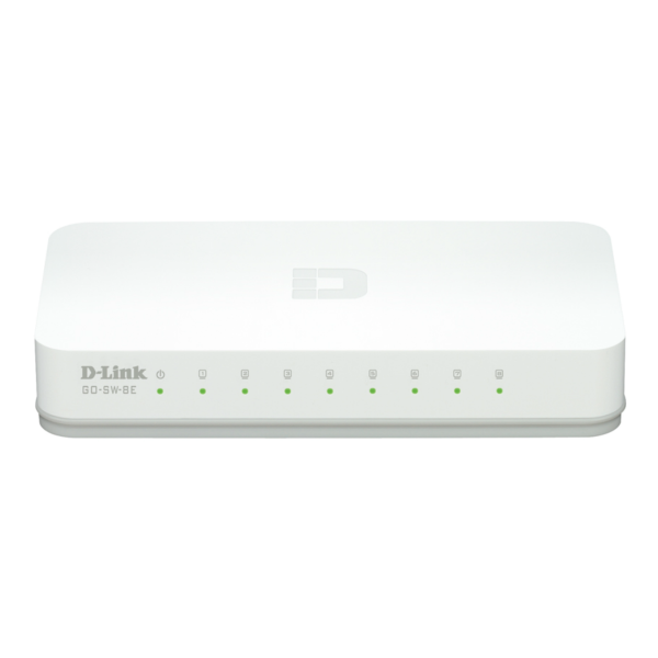 8-Port Fast Ethernet Easy Desktop Switch GO-SW-8E