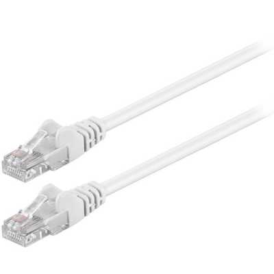 UTP CAT6e Patch Cable Straight Λευκό 5μ CCA