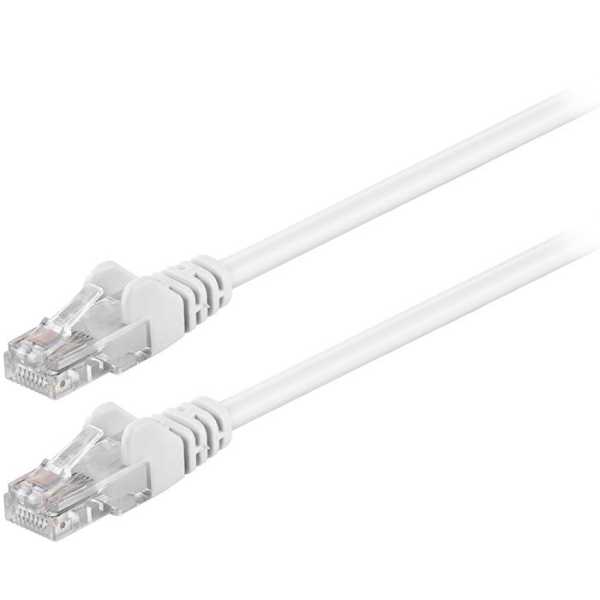 UTP CAT6e Patch Cable Straight Λευκό 5μ CCA