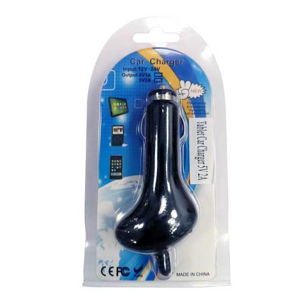 Φορτιστής Αυτοκινήτου για Tablet με DC connector 2,5x0,7x11mm