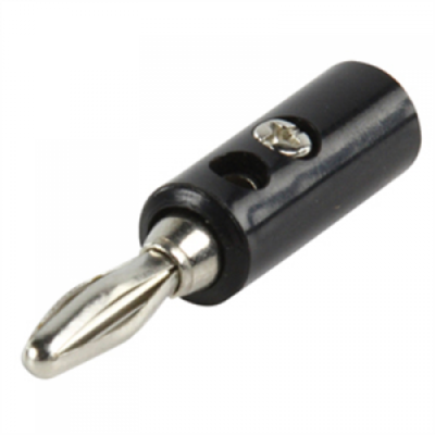 Βύσμα Μπανάνα AG-0210G Μαύρο