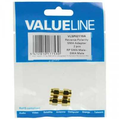 Αντάπτορας SMA Αρσενικό Σε SMA Αρσενικό Valueline (2 τμχ)