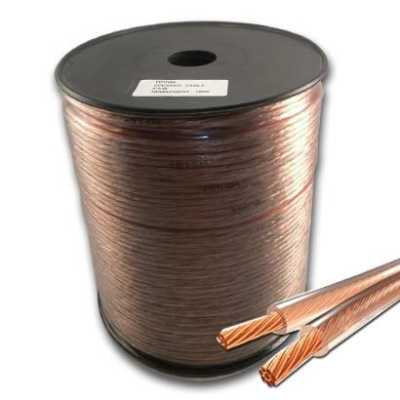 Καλώδιο ηχείων  διάφανο FTT12-006