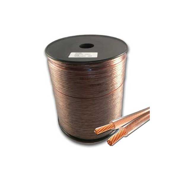 Καλώδιο ηχείων  διάφανο FTT12-006