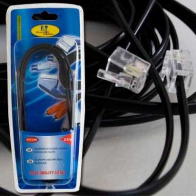 Καλώδιο τηλέφωνου 5m FTT 3-007