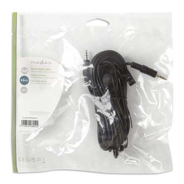 Καλώδιο ήχου 3,5mm αρσ. Stereo - 3,5mm αρσ. Stereo, 5m