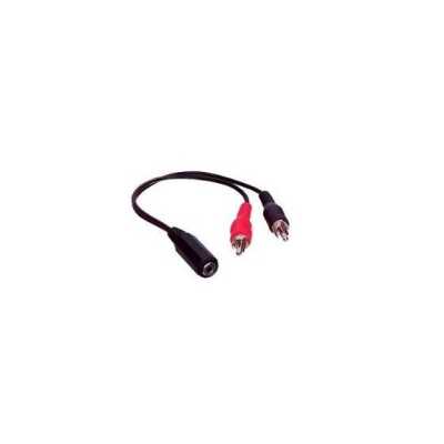 Καλώδιο 2x RCA αρσ - 1x 3