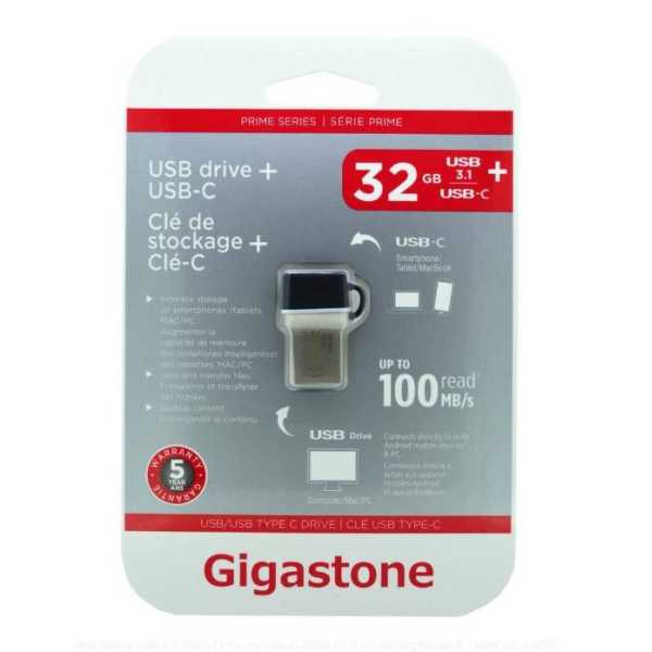 GIGASTONE USB 32GB 3.0 FLASH DRIVE