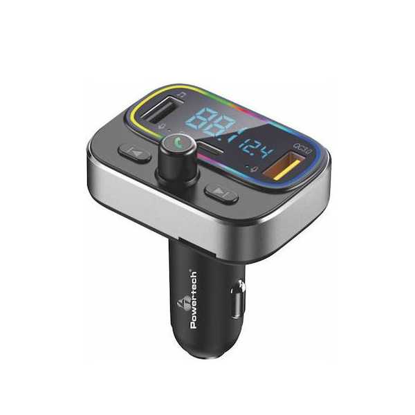 Powertech FM Transmitter με Bluetooth / USB PT-999