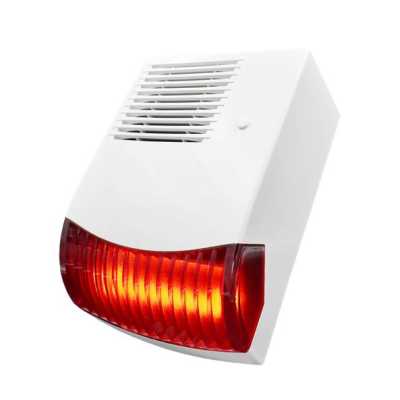 ΕΞΩΤΕΡΙΚΗ ΣΕΙΡΗΝΑ IP54 ΚΟΚΚΙΝΟ ΦΛΑΣ BS 3/R