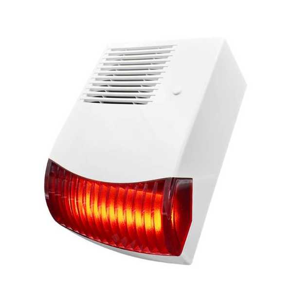 ΕΞΩΤΕΡΙΚΗ ΣΕΙΡΗΝΑ IP54 ΚΟΚΚΙΝΟ ΦΛΑΣ BS 3/R