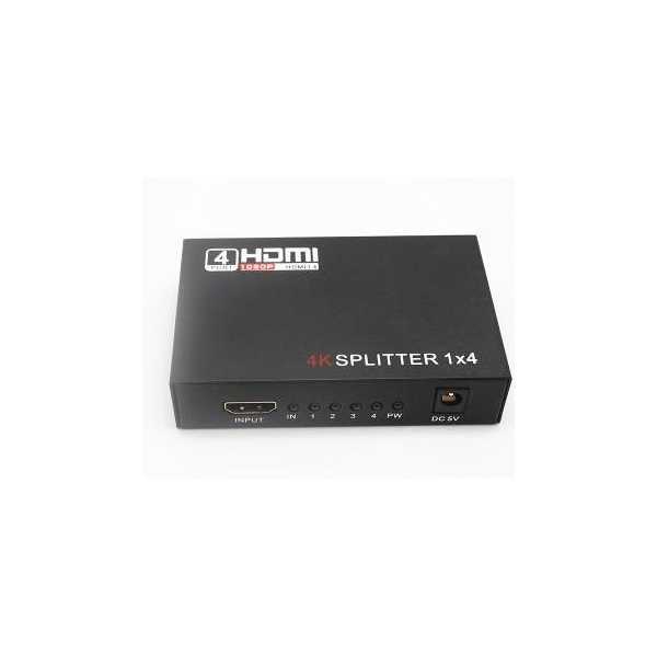 ANGA PS-1014-4K HDMI Splitter, 1 Εισόδου - 4 Εξόδων