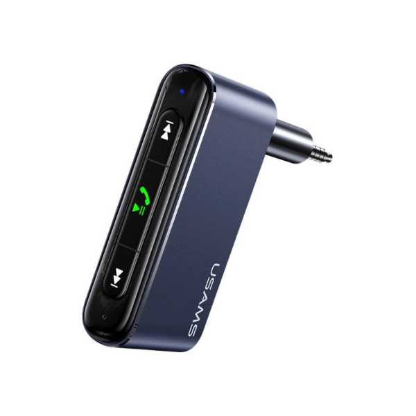 USAMS Ασύρματο audio receiver με μικρόφωνο US-SJ519, Bluetooth 5.0, Γκρι